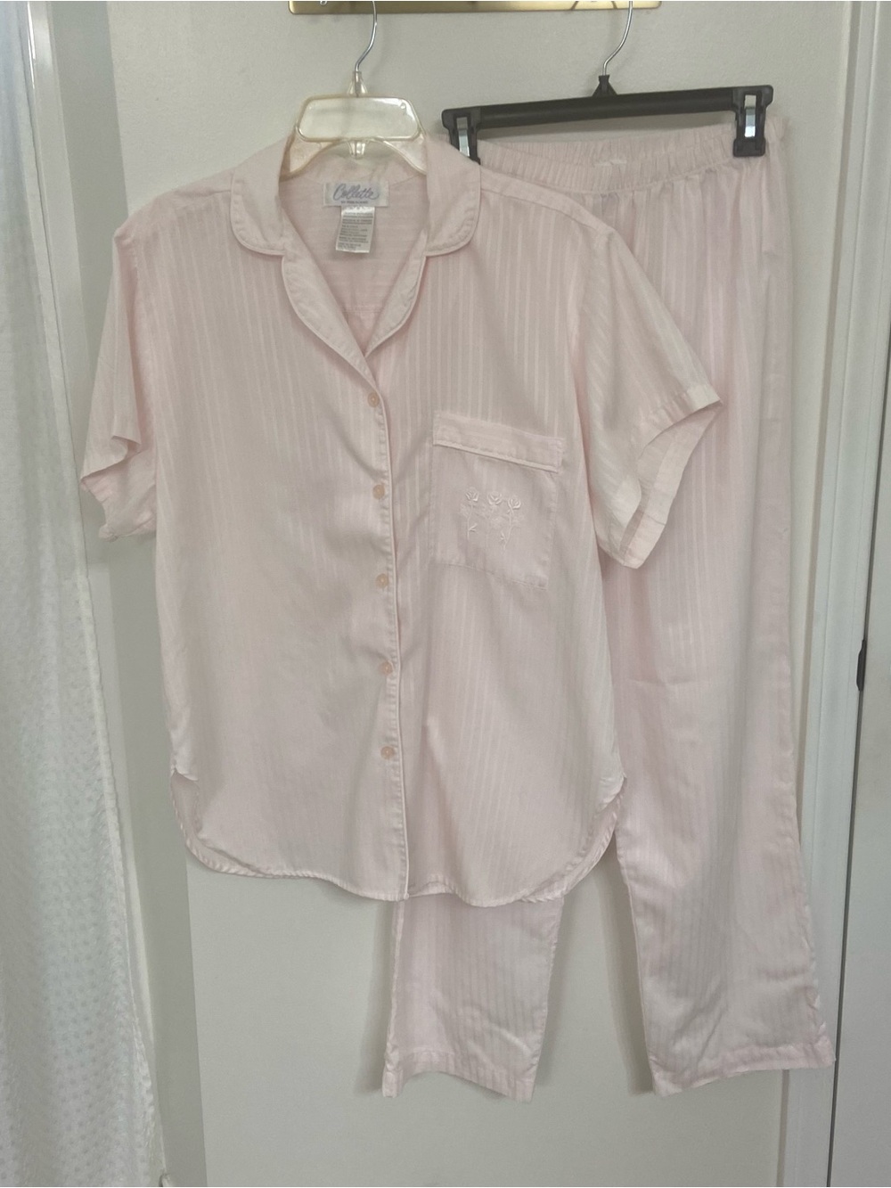 Vintage Y2K Colette by Miss Elaine Pink Pajama Set – Women’s Medium